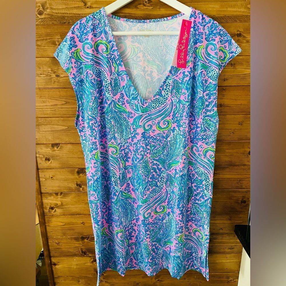 Talli Swim Coverup Dress Lilac Rose We Mermaid It